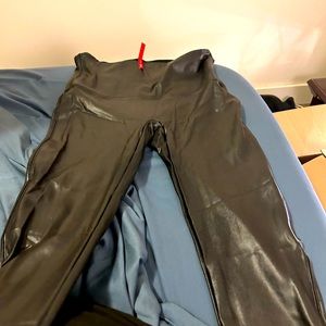 Spanx pleather pants